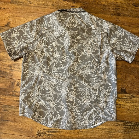 PATAGONIA Men’s Self-Guided Hike Button Down Shirt Garden Hawaiian Sz Large EUC - Picture 4 of 5